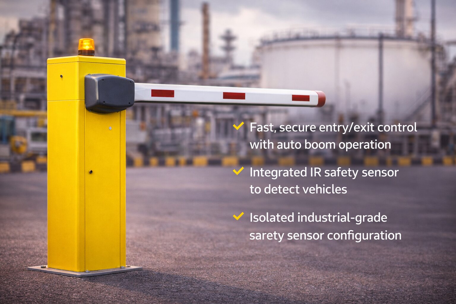 Traffic Signal and Boom Barrier System