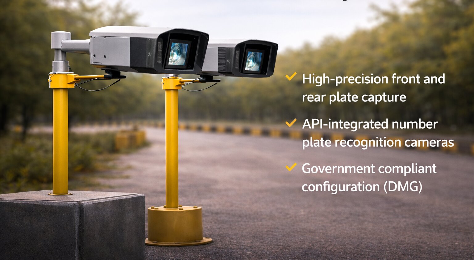 ANPR Front and Rear Camera System